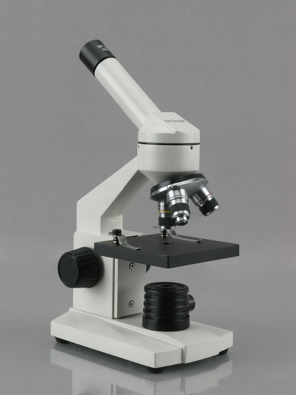 AmScope 40X-1000X биологический составной Микроскоп с подготовленными и пустыми