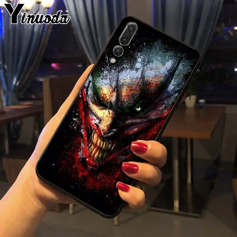 Мягкий чехол для телефона Yinuoda Crazy batman Joker tattoo Design с узором из ТПУ huawei p20lite nova 3i mate20