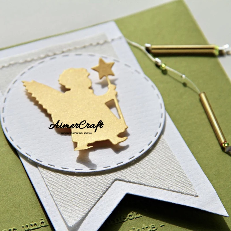 Прекрасный Ангел детские металлические режущие штампы трафареты для DIY