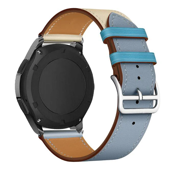 22 мм 20 ремешок galaxy watch 42 46 кожаные ремни для samsung gear sport s2 s3 Frontier классические huawei gt 2