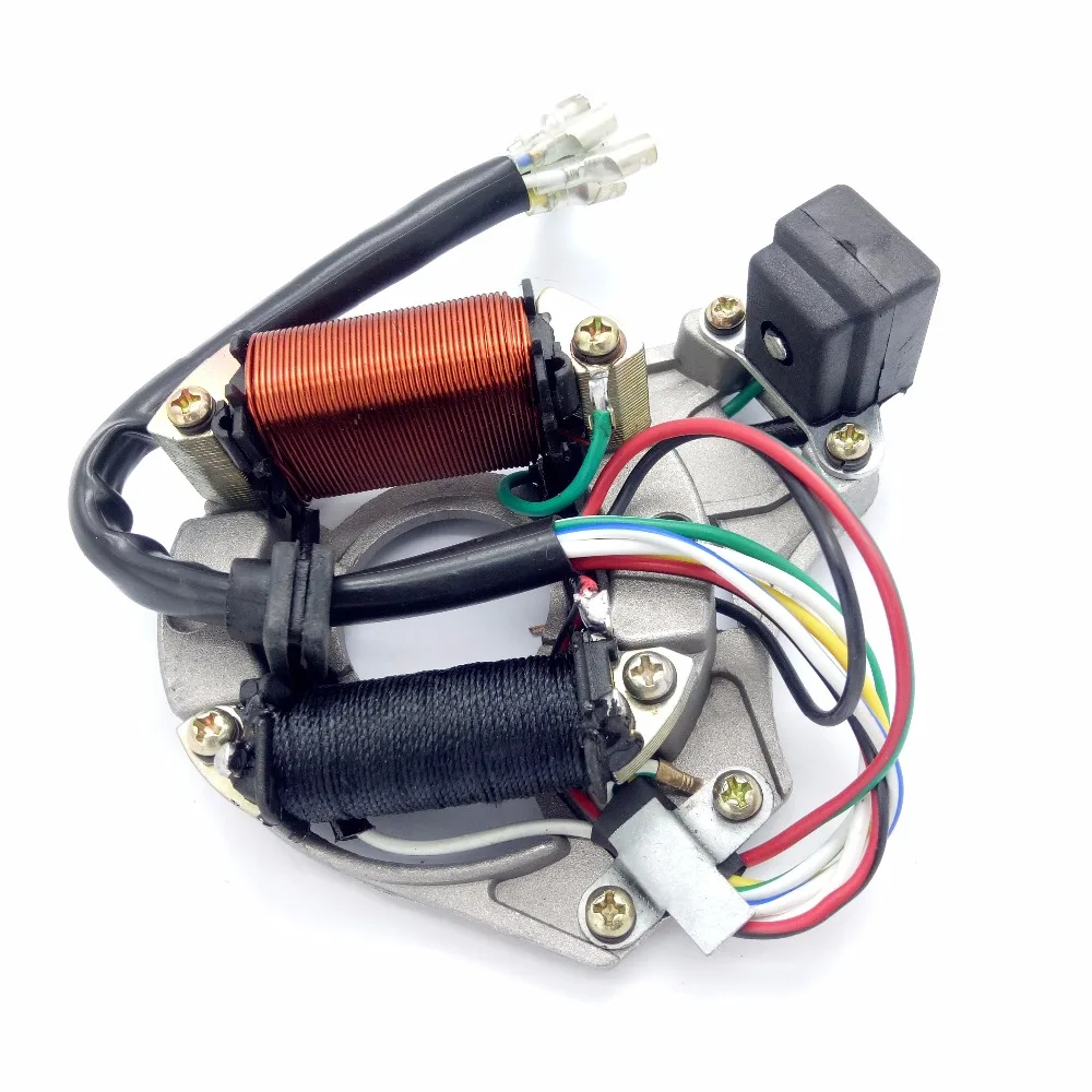 Новая одежда для маленькой девочки 2 катушки статор пластина 50cc 70cc 90cc 110cc 125cc DY100 Dirt