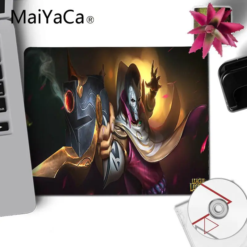 Красивое аниме MaiYaCa league of legend jhin небольшой коврик для мыши компьютерный