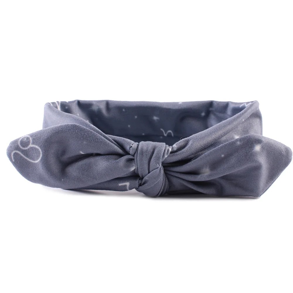1 шт. для маленьких девочек милые банты повязка на голову в стиле граффити ткань