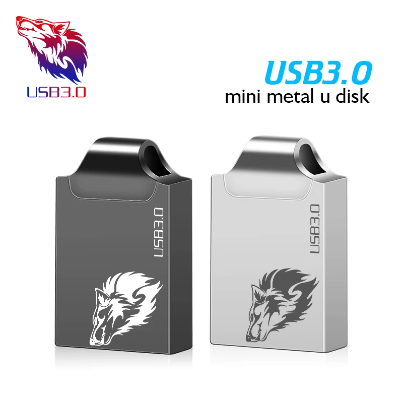 Металлический супер мини-флеш-накопитель высокоскоростной USB-накопитель 4 ГБ 8 16 32