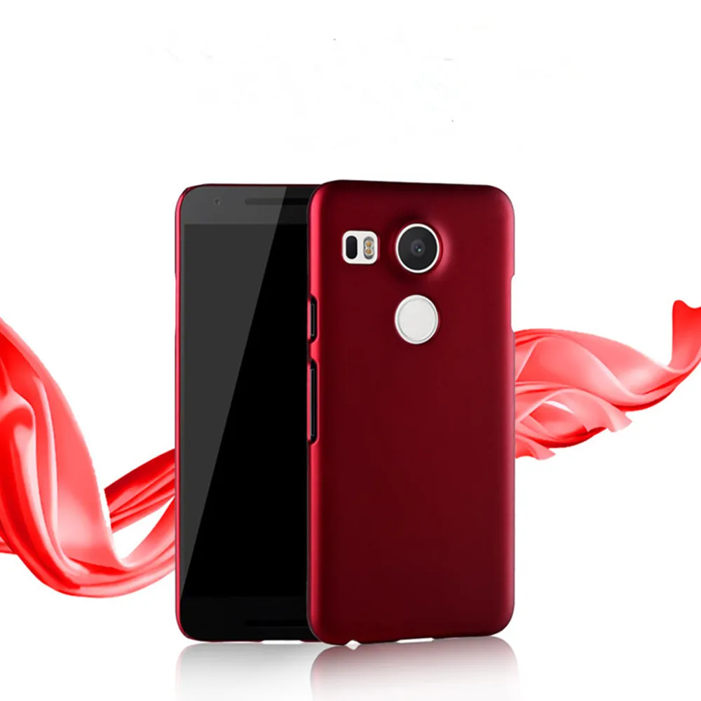 Роскошный резиновый матовый пластиковый жесткий чехол для LG Nexus 5X K4 K5 K7 K8 K10 2017