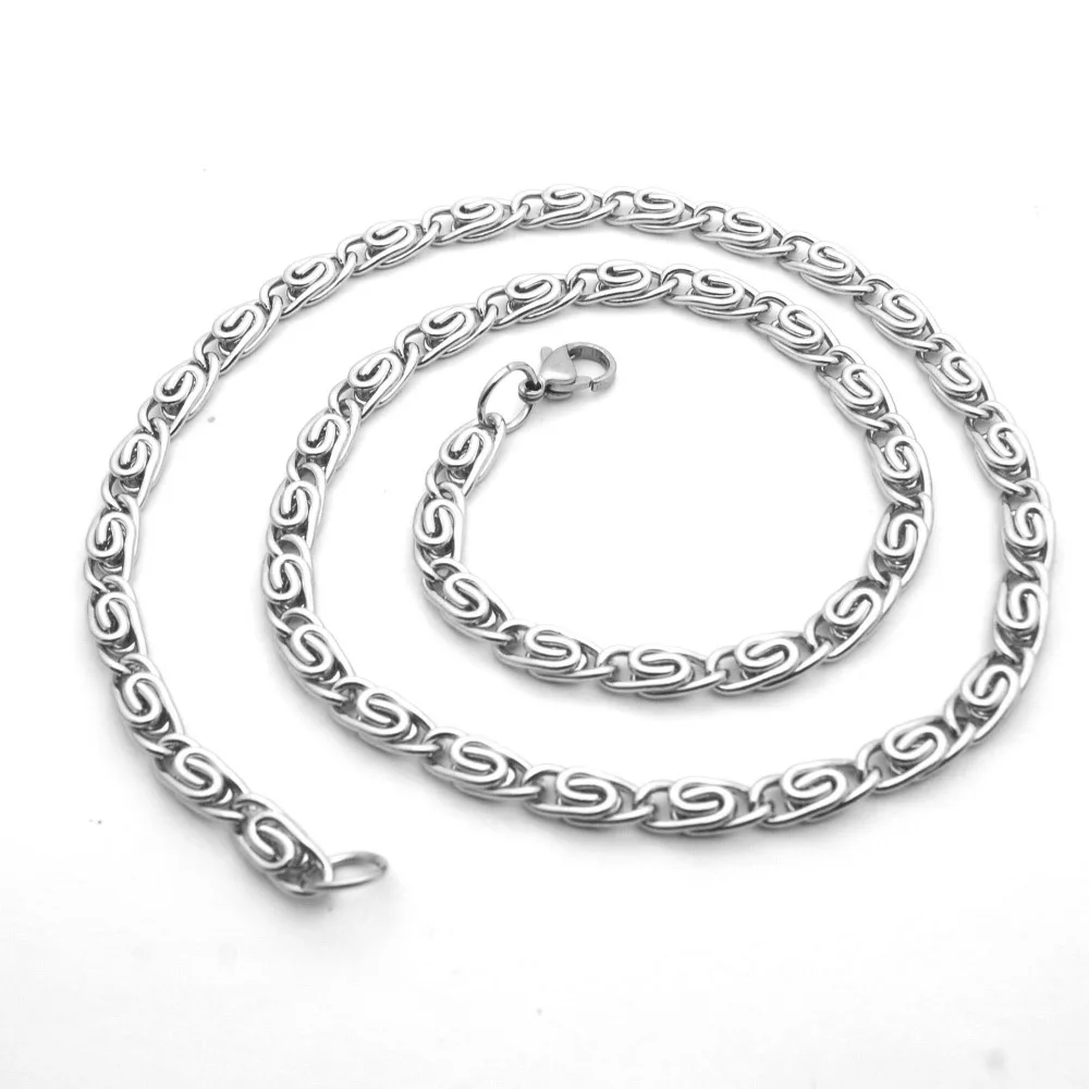 MxGxFam мужские длинные ожерелья из титановой стали 316L 50/60/70 см модные украшения не