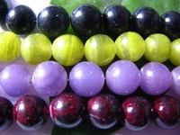 200 beads4strands8mm mixcolors colorfast gem stone loose beads diy jewelry necklace bracelet earring beads accessories a15