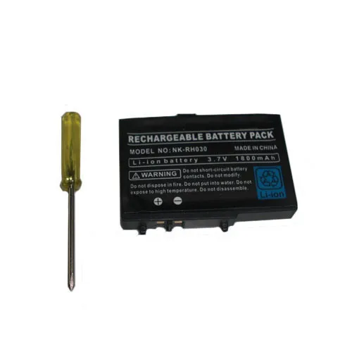 1800mAh 3 7 V перезаряжаемый литий ионный аккумулятор + набор инструментов для Nintendo DSL