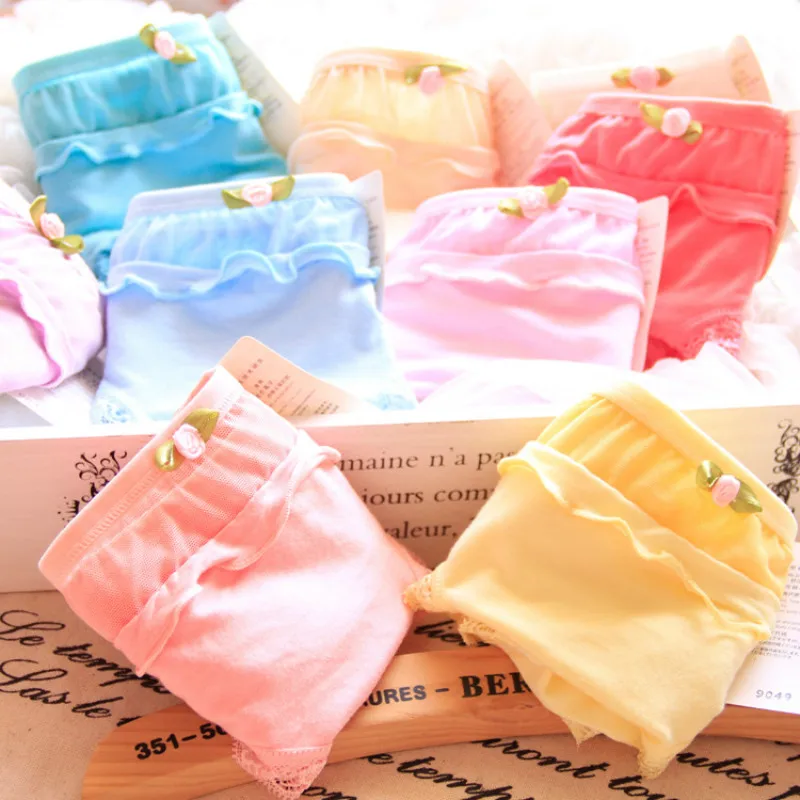 Милое нижнее белье для девочек детское с логотипом из угольного бамбукового угля