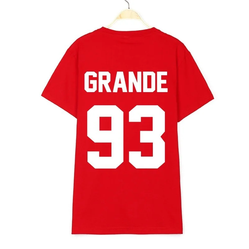 

Trendy GRANDE 93 Women Men T Shirt Awmblr Ootd Ariana Truly 1993 Shirt Casual Funny T-shirt for Lady Top Tee Plus Size Tops