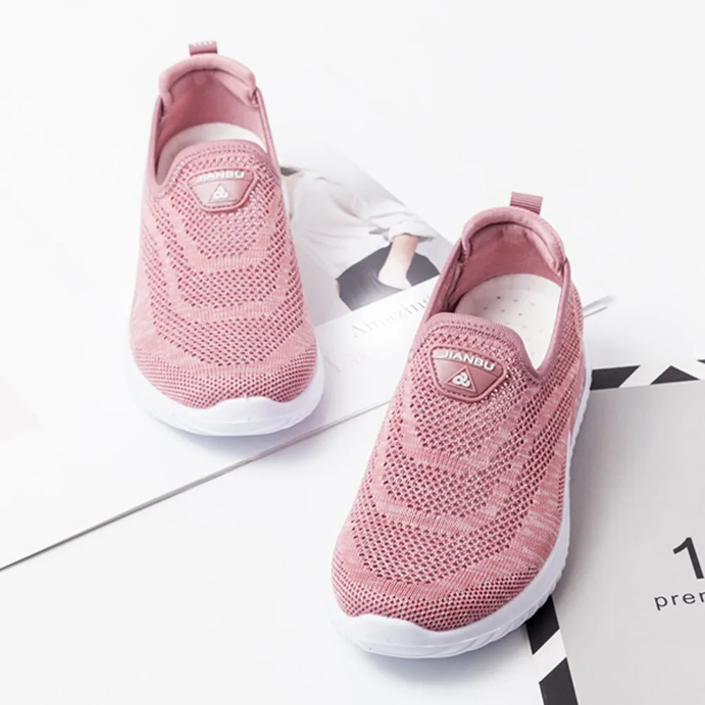 Женские летние дышащие удобные сетчатые кроссовки для бега женские прогулок