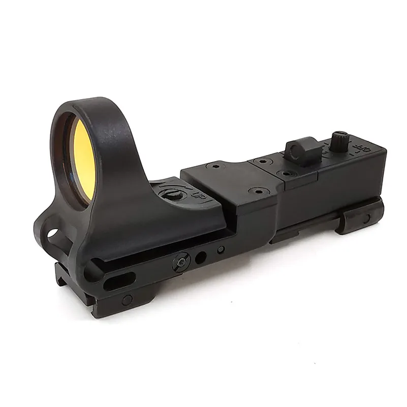 Черный SOTAC-GEAR тактический прицел с красной точкой EX 182 SeeMore Railway Reflex Sight C-MORE с красной и зеленой подсветкой подходит для рельсов 20 мм для страйкбола - Цвет: Черный