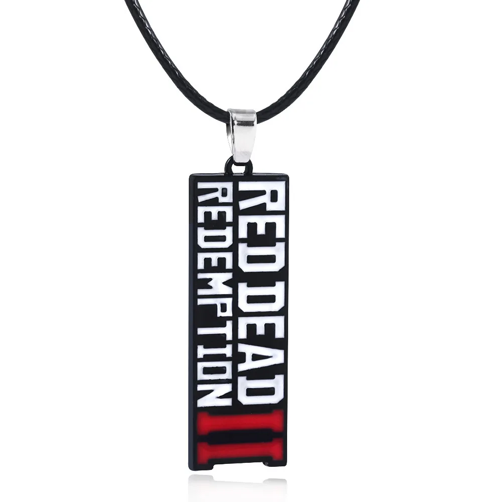 New Hot Sale Game Red Dead Redemption 2 Cosplay Keychain Letter Signage Pistol Alloy Pendant Souvenir Llaveros | Тематическая