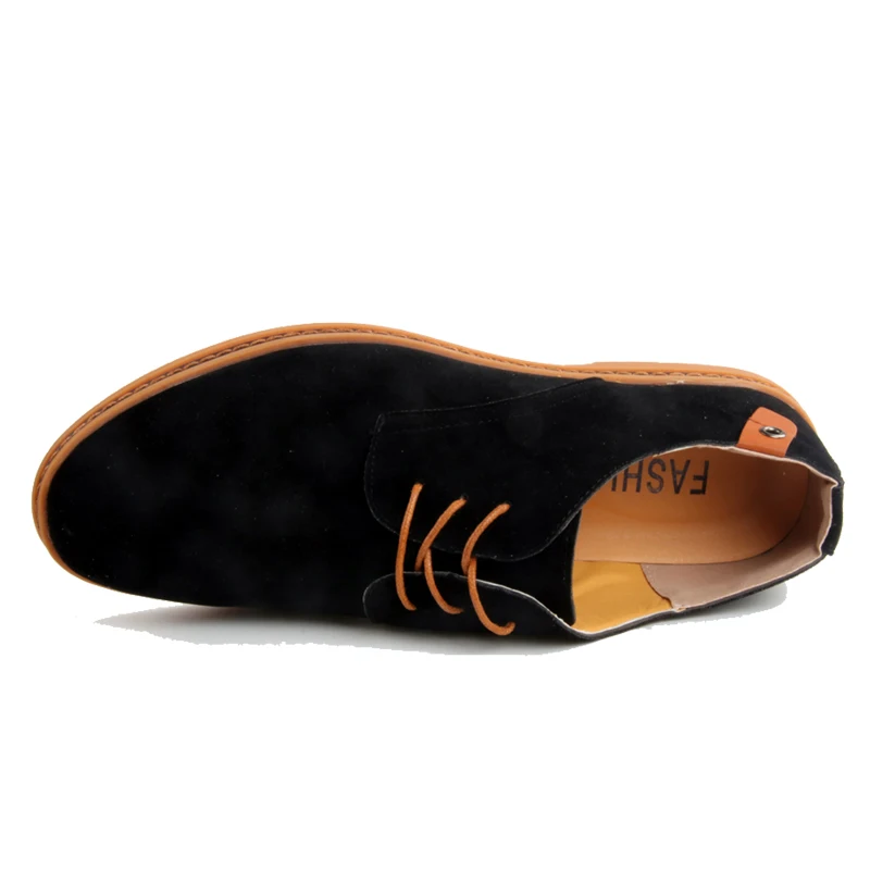 Классическая мужская обувь из натуральной кожи на шнуровке большие размеры |