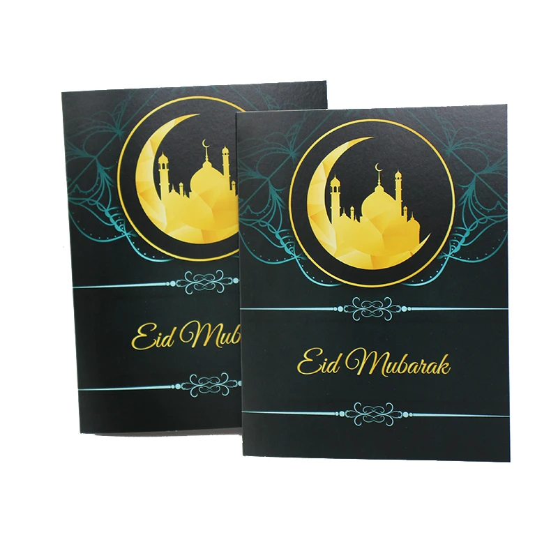50 шт./лот 14x18 см открытки для приглашений Happy Eid Рамадана вечерние исламские