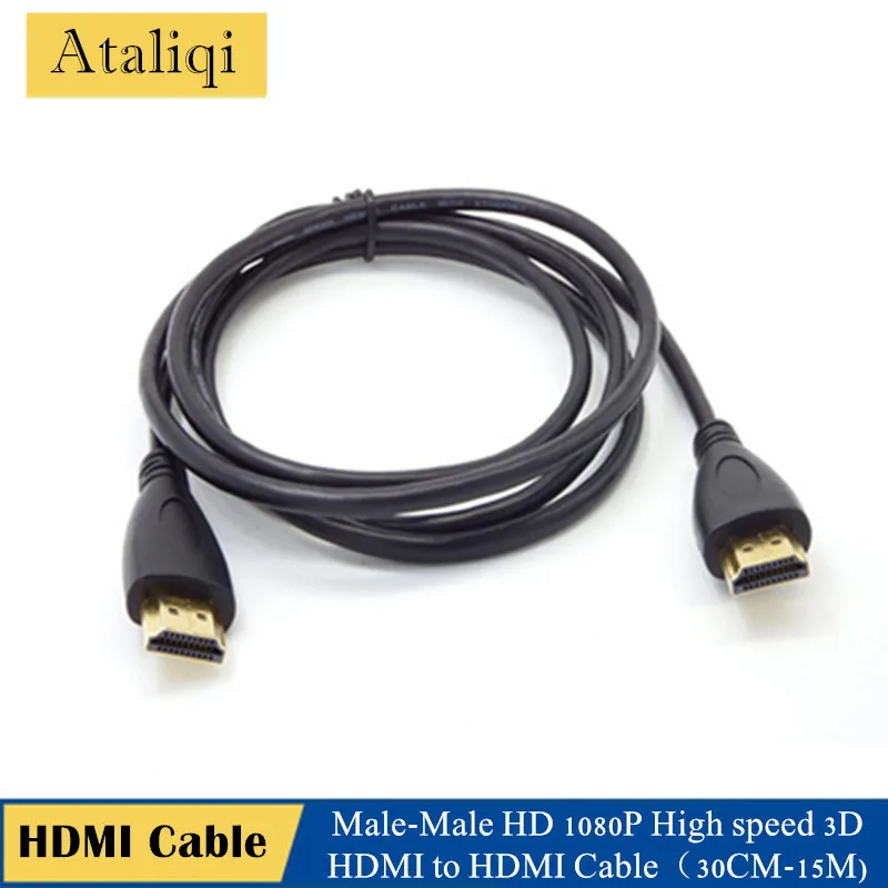 Кабель HDMI HD 1080 P Высокоскоростной 3D 1 4 V hdmi к кабель 50 см м 5 2 3 7 10 15 для tv xbox PS3 lcd ТВ|hdmi