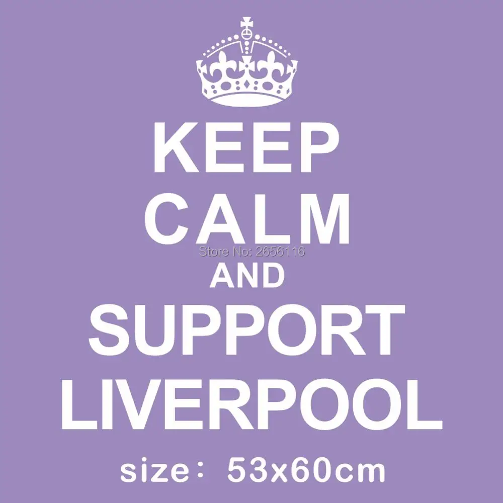 Виниловые наклейки с надписью Keep Calm and Support | Дом и сад