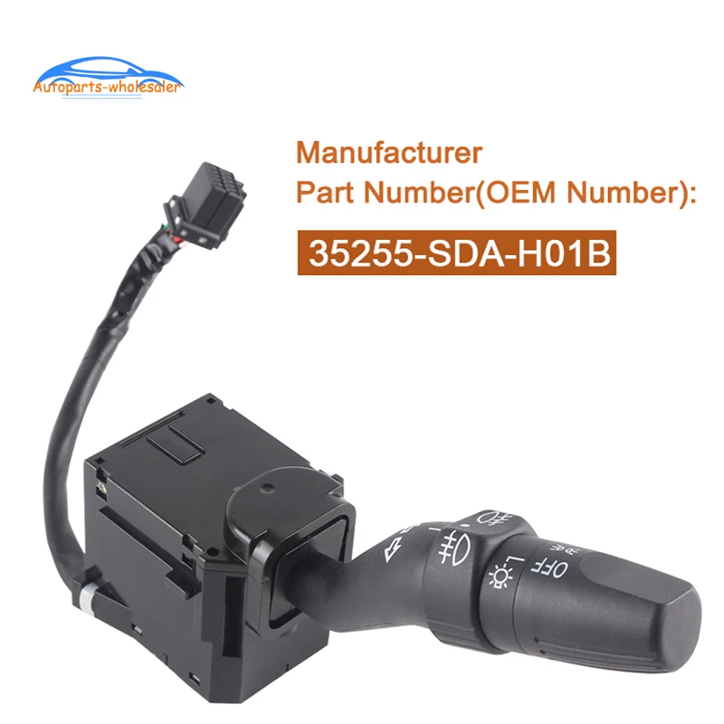 

OEM 35255-SDA-H01 35255SDAH01 для Honda ACCORD 03-07 для CIVIC, освещение и переключатель поворота, автомобильные автозапчасти