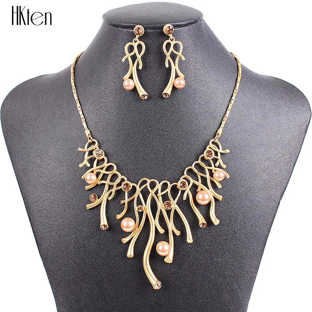 MS20230 Hot Sale Brand Jewelry Sets Fashion Design Bridal Woman's Necklace Set High Quality Gold Party Gifts | Украшения и