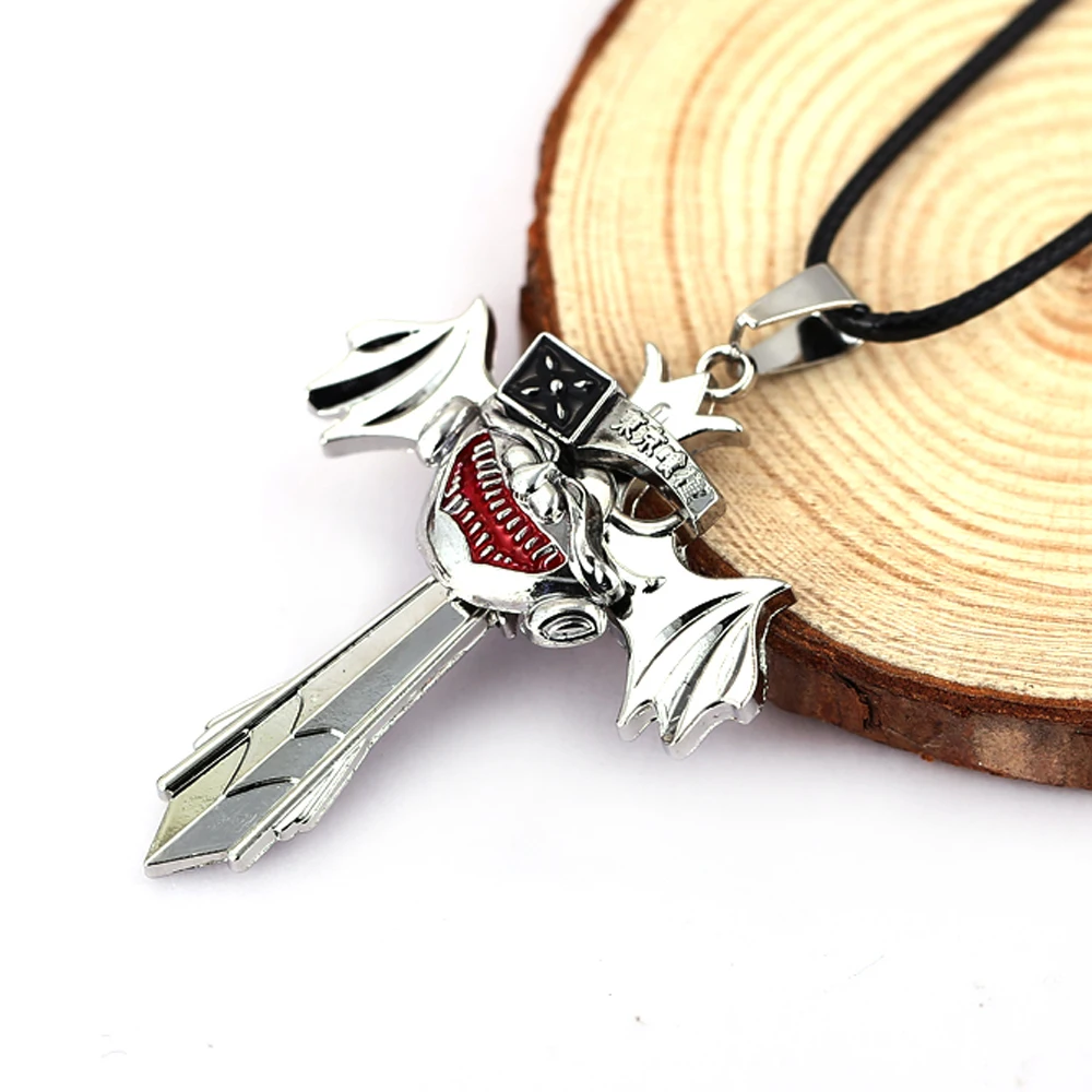 HSIC аниме мультфильм ювелирные изделия Токийский Гуль кулон ожерелье крылья can с