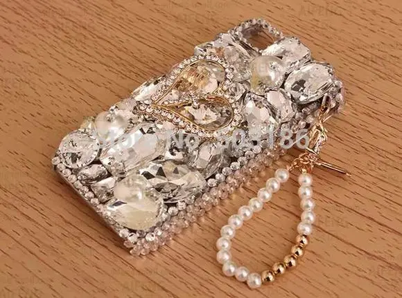 Чехол со стразами и жемчугом для Samsung Galaxy S8 S9 S10E S10 Plus S20 Ultra Note 8 10 Lite | Мобильные