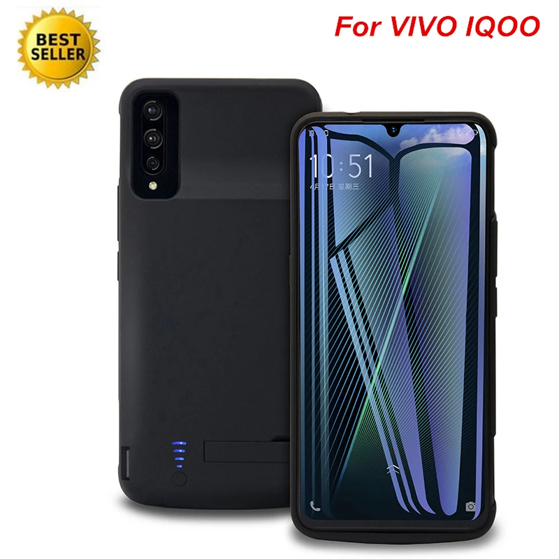 ДЛЯ VIVO IQOO чехол для аккумулятора внешняя крышка зарядного устройства 6000 мАч