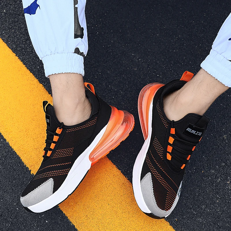 2019 Hot Sale Male Outdoors Breathable Mesh Sports Running Shoes Men Lightweight Comfortable Trainers Jogging Sneakers | Спорт и