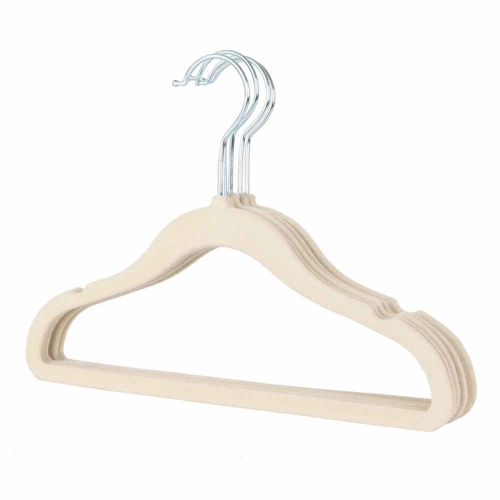 Платье вешалка для детей бежевое с разрезом ультратонкое U Notch (30 шт./лот)|hanger