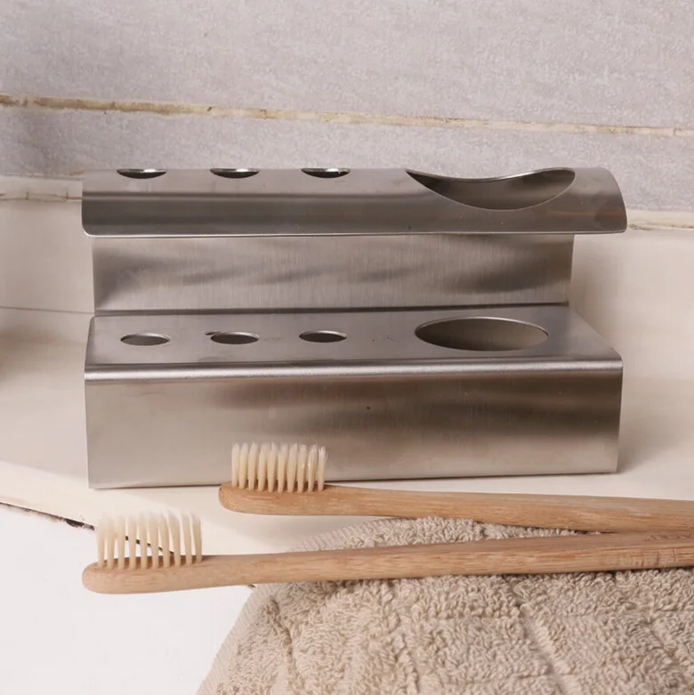 304 держатель зубной пасты из нержавеющей стали креативный металлический щетки