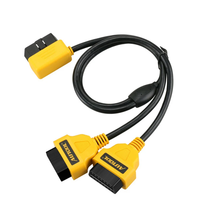AUTOOL OBD2 кабель 14 см 1 м 1,5 м 40 дюймов OBDII автомобильные удлинительные кабели и разъемы для IDIAG/5C/V/GOLO Удлинительный obdii кабель ODB адаптер