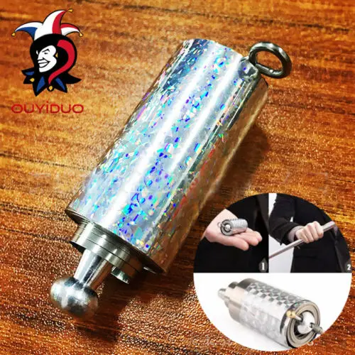 Серебристая металлическая расширяющаяся палочка трость волшебная для сцены