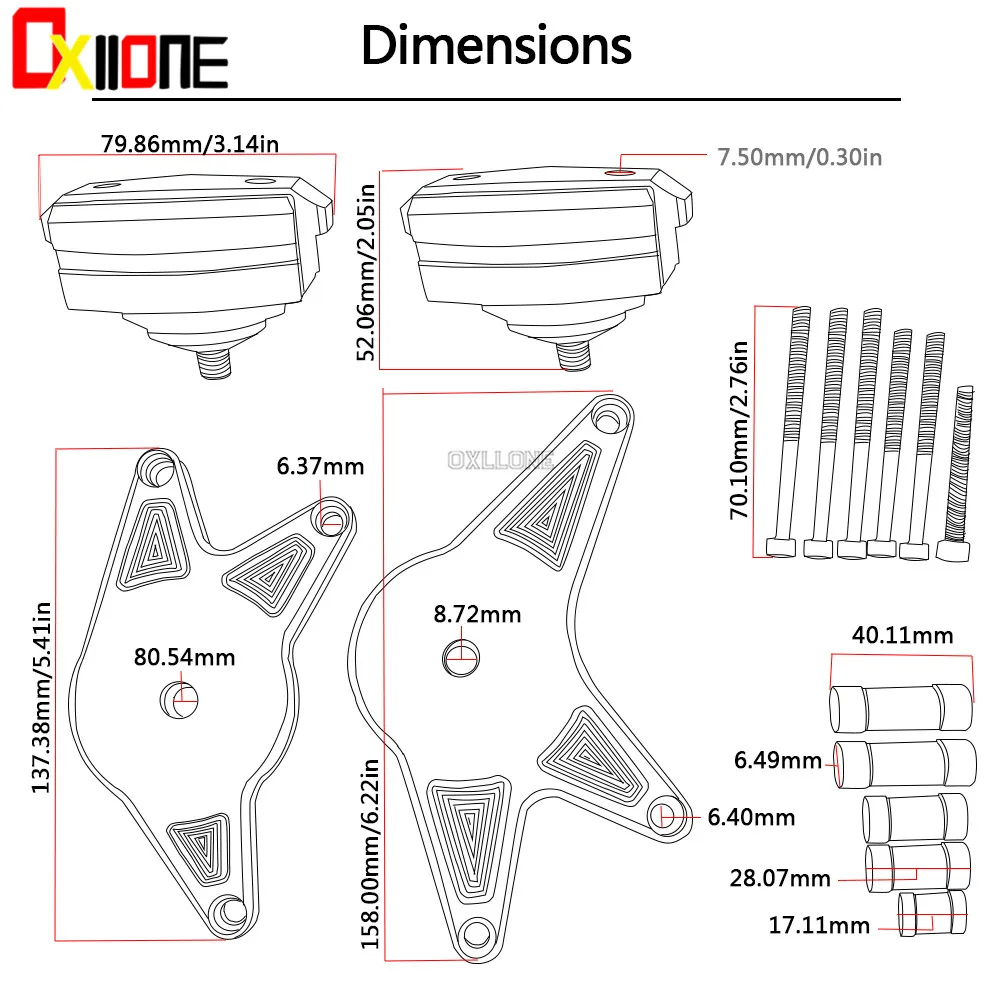 Аксессуары для мотоциклов HONDA CBR1000RR 2008 2009 2010 2011 2012 CNC Краш Pad Рамка слайдер защита