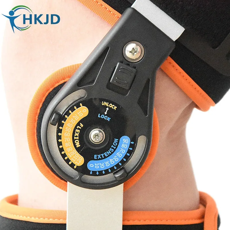 Orthopedic fixation Adjustable Knee brace hinged knee support Splint Stabilizer Wrap Sprain Post-Op Hemiplegia Fixation