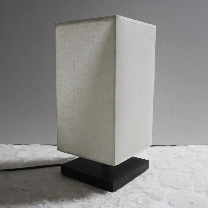 Минималистский Новый Романтический Дерево Настольная Лампа для Спальни