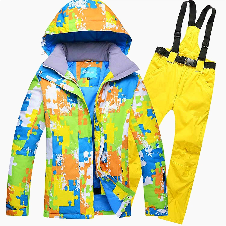 Мужской лыжный костюм ветрозащитная водонепроницаемая Спортивная одежда для