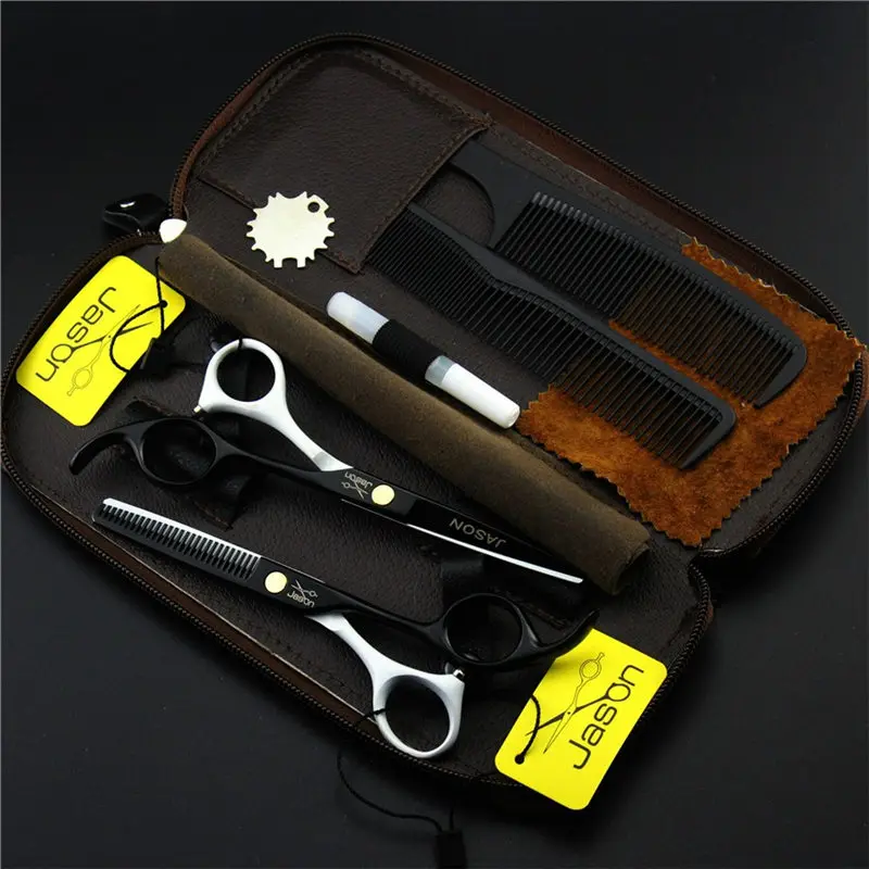Набор парикмахерских ножниц профессиональные зеленые ножницы для стрижки и