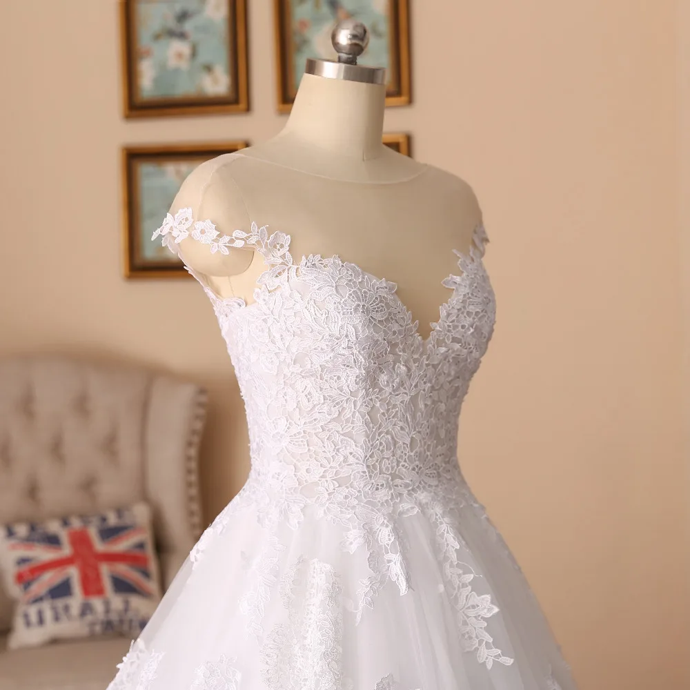 Lover Kiss Vestido De Noiva, свадебные платья с рукавами-крылышками для невесты, кружевное свадебное платье, халаты de mariee