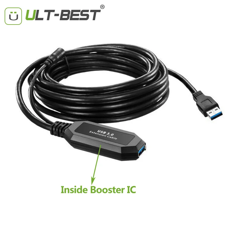 Сверхлучший Удлинительный Кабель USB 3 0 5 м Активный ретранслятор длинные кабели с