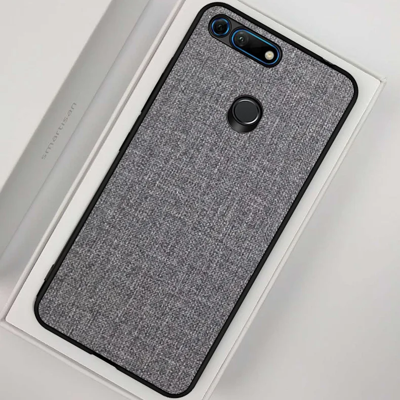 Huawei honor 8 lite case Case Fabric Hard PC Luxury Retro Cloth Leather Soft TPU Edge Fabrics Full cover for 9i 10 |