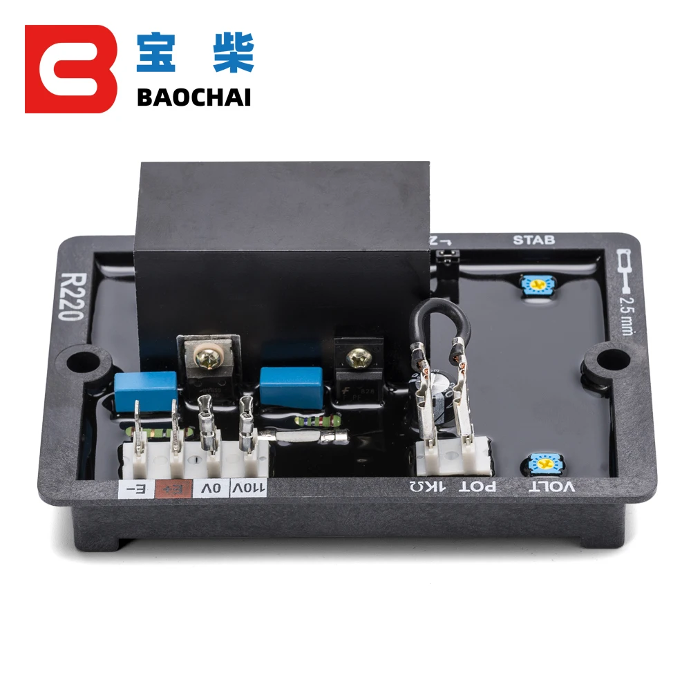 R220 Diesel Generator AVR Price Cheaper High Quality Genset Accessories Parts Automatic Voltage Controller for Alternator |