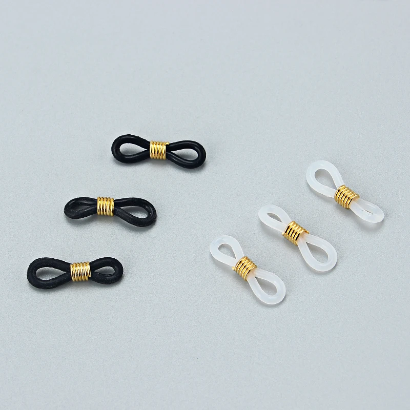 50 шт. держатели для очков на цепочке резиновые концы петлях| |