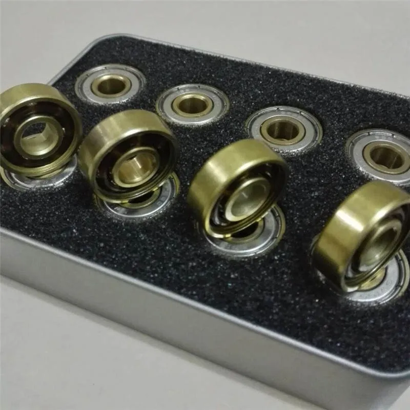 Japy Skate 16 шт. обувь для катания на коньках подшипник 608zz BSB скорость Золото Хром сталь миниатюрный мяч радиальный подшипник для роликовых коньков