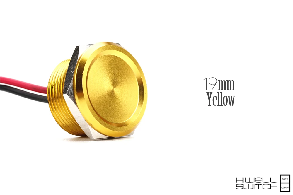 22 мм алюминиевый анодированный пьезо переключатель (Rohs CE) Водонепроницаемый IP68 5