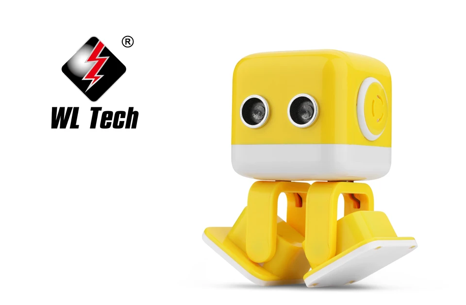 WLToys Cubee F9 Интеллектуальный робот приложение Программирование музыка танцы Индуктивный развивающие RC робот игрушка для детей