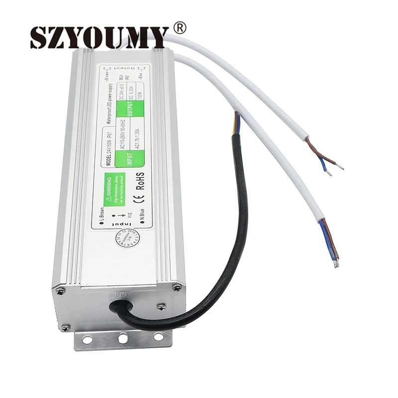 SZYOUMY источник питания постоянного тока 24 В 150 А Вт водонепроницаемый IP67