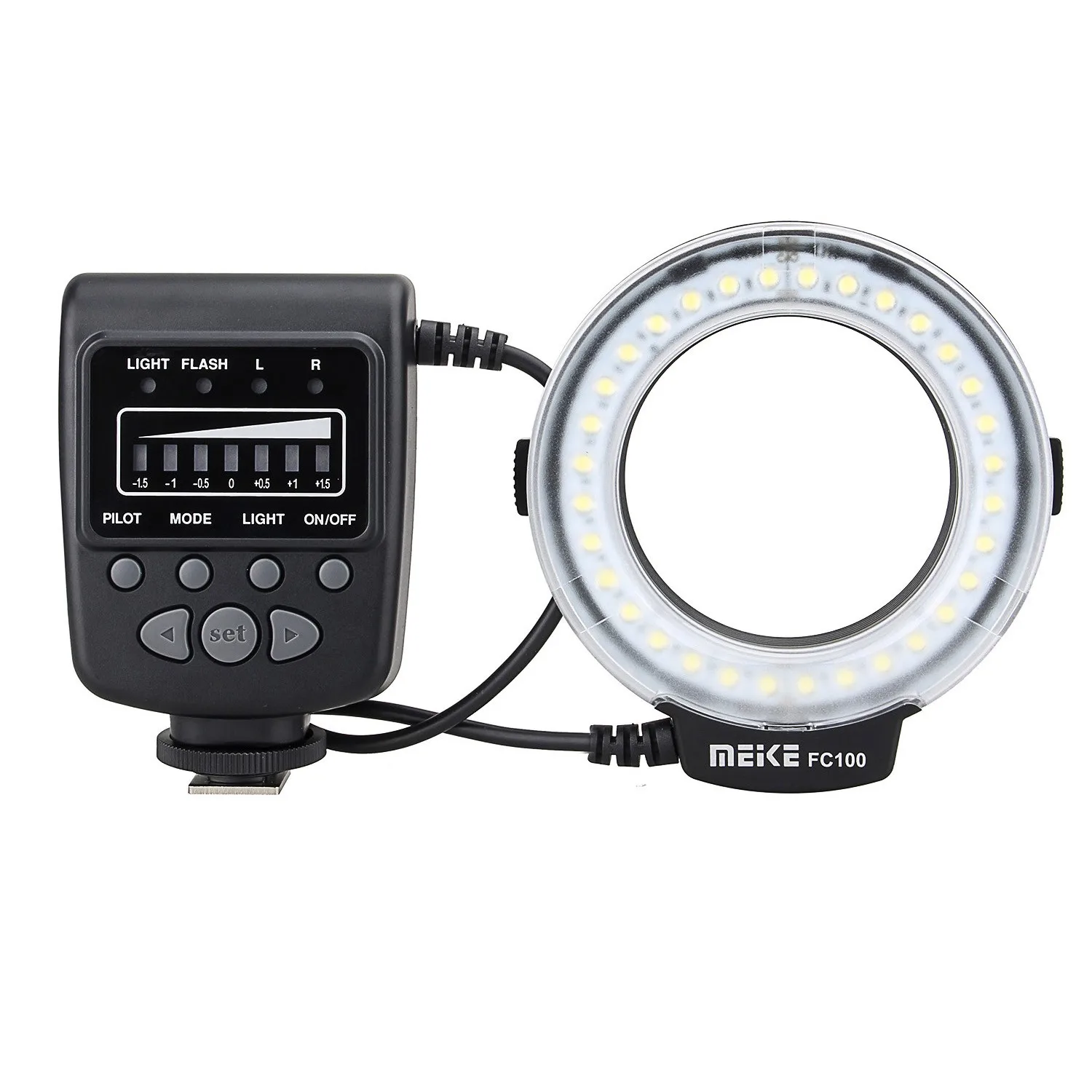Meike FC-100 FC100 с макрокольцевой вспышкой/светло MK FC 100 для Canon EOS 650D 600D 60D 7D 550D 1100D T5i T4i T3i T3
