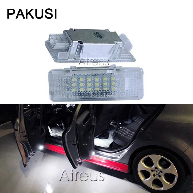 PAKUSI 1 пара автомобильных дверей Добро пожаловать фары 12 В для BMW E53 X5 E39 Z8 E52