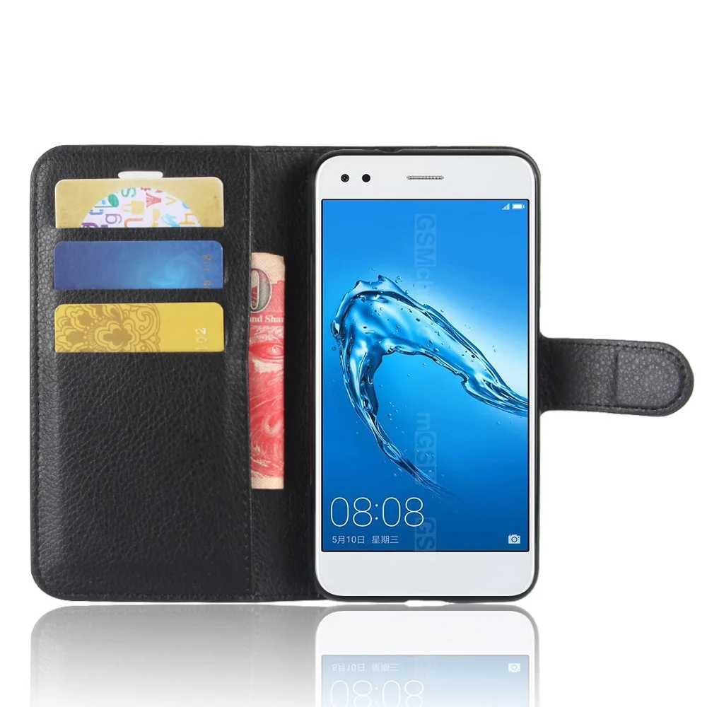 Для Huawei P9 Lite Mini Case 5 0 дюймов Роскошная Обложка на заднюю панель из искусственной