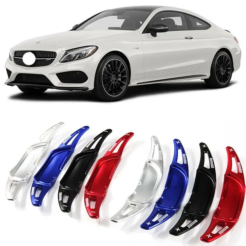 

Savanini Alloy Add-On Steering Wheel DSG Paddle Shifters Extension For Mercedes Benz C63 AMG 2015-2018