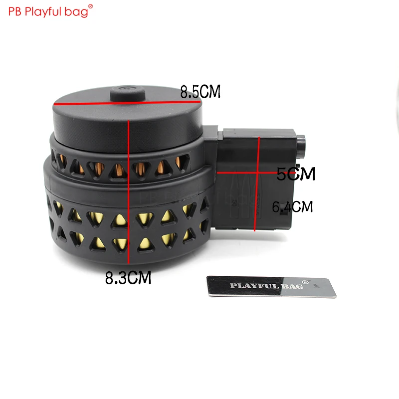 

Outdoor CS jingming 8 9 10 ACR Hollow gel ball drum DIY CS sport toy Gel ball blaster accessories IA01
